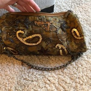 Beautiful handmade clutch, purchased at winery